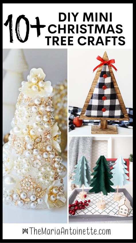 10 Easy Do It Yourself Mini Christmas Tree Crafts