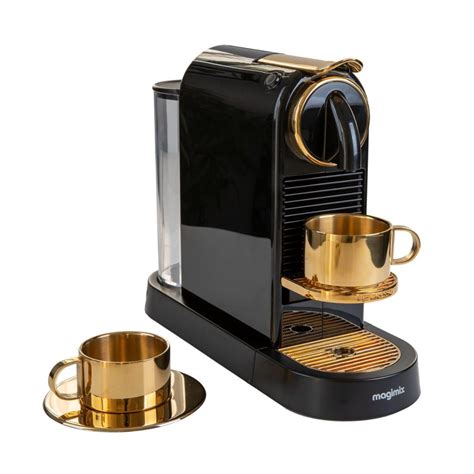 Luxury Nespresso Coffee Machine Elite Luxury Gold Plating
