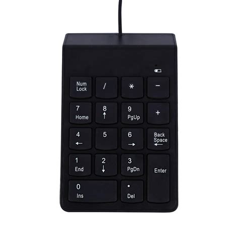 Tebru Usb Numpad Usb Numeric Keypad Mini Number Pad Numpad 18 Keys