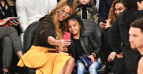 Her cries were recorded and can be heard in the song. Blue Ivy Rocks Straight Hair in New Years Photo with Mom ...