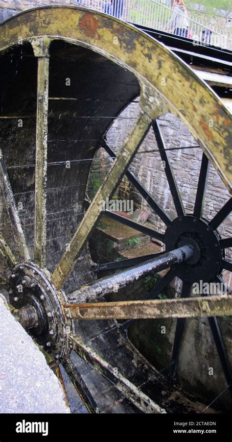 Old Watermill Wheel Stock Photo Alamy
