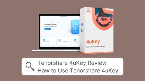 Tenorshare 4uKey Review How To Use Tenorshare 4uKey YouTube
