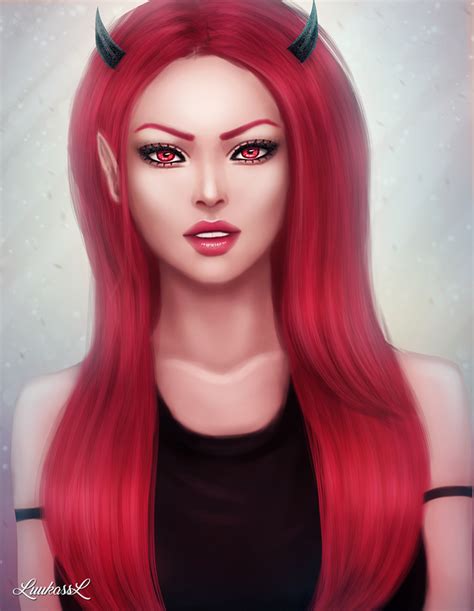 Red Succubus By Luukassl On Deviantart