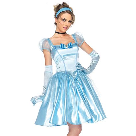 Party Blue Fairy Tail Cosplay Hot Sexy Cinderella Costume Adult Princess Dress Women Halloween
