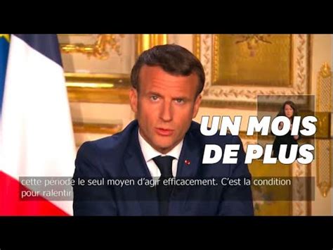 Macron annonce un confinement adapté à partir de vendredi. Emmanuel Macron annonce un allongement du confinement dans ...