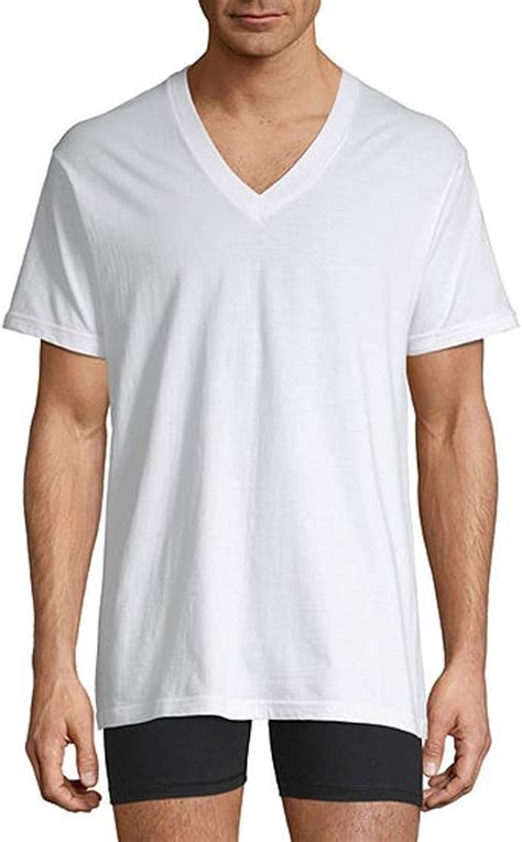 Stafford 4 Pack Cotton V Neck T Shirts Big And Tall At Amazon Mens Clothing Store