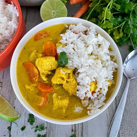Easy Thai Yellow Curry Modernmealmakeover Com