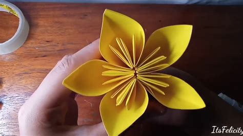 How To Make Origami Flowers Youtube