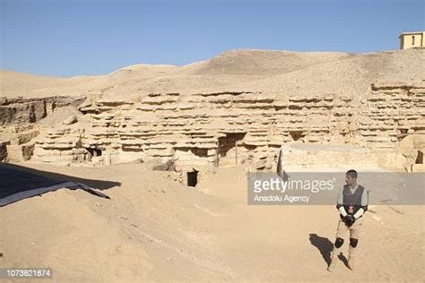 a view of saqqara excavation site after a 4 400 year old tomb news photo getty images