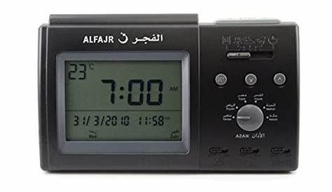Alfajr Azan Clock Manual