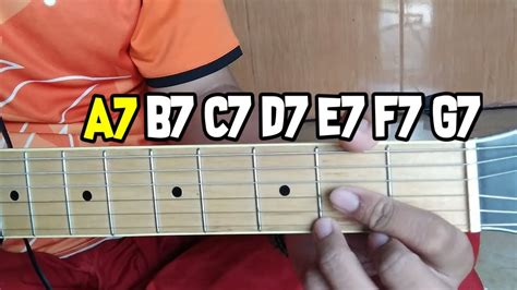 Tutorial Kunci Gitar A7 B7 C7 D7 E7 F7 G7 Youtube
