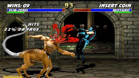 Ultimate Mortal Kombat 3 Classic Sub Zero Gameplay Playthrough Youtube