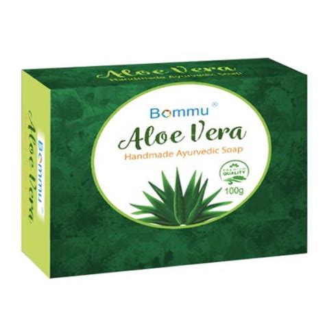 Bommu Ayurvedic Aloe Vera Soap For Bathing Packaging Type Box At Rs