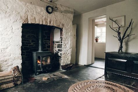 Harp Cottage In Powys Wales Cottage Interiors Cottage Fireplace