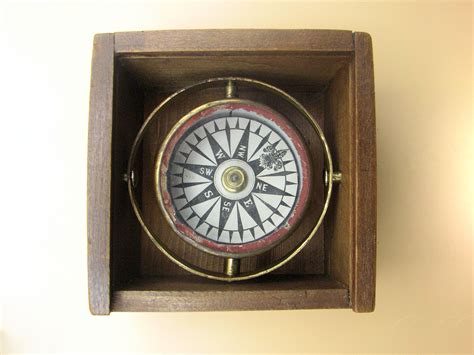 Scientific Collectables For 19th Century Ships Gimbal Mounted Compasses