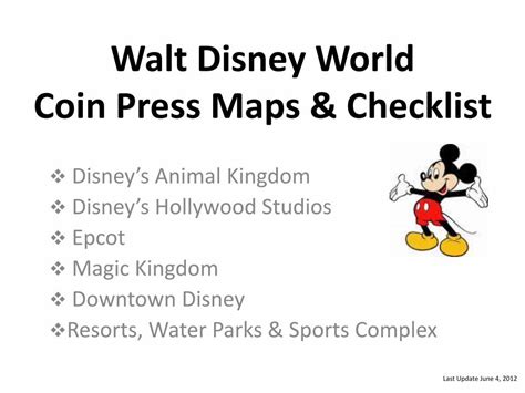 Pdf Walt Disney World Coin Press Maps And · Pdf Filewalt Disney World