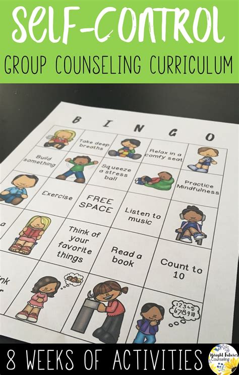 8 Week Self Control Counseling Group For Elementary Students School
