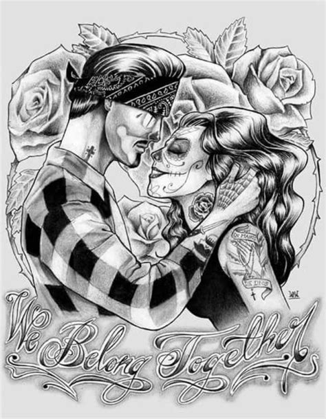 Chicano Art Coloring Pages