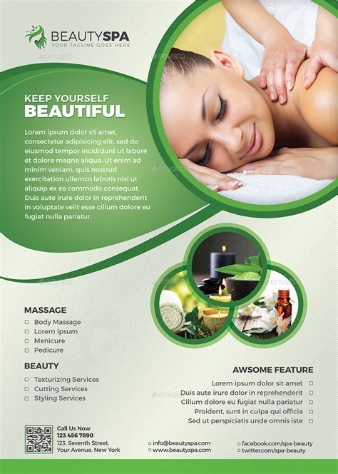 Spa Flyer Examples