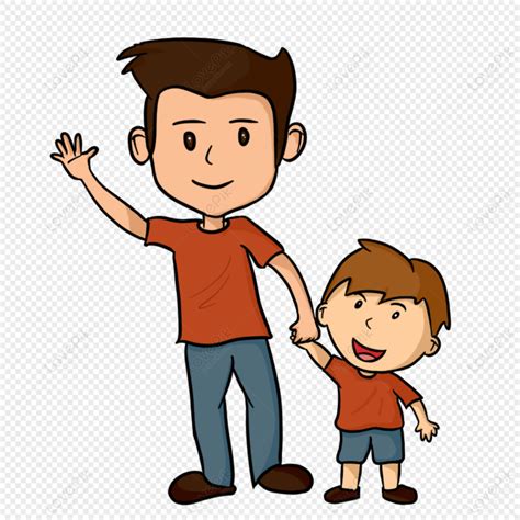 Dad And Son Clipart