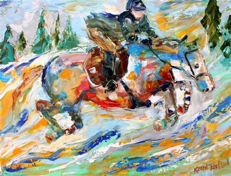 Horse Painting Equine Painting Original Oil On Canvas Palette Knife