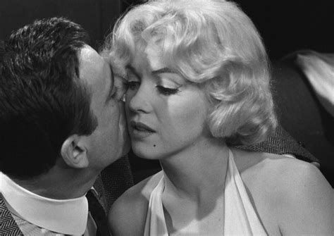 Marilyn Monroe And Yves Montand On The Set Of Lets Make Love