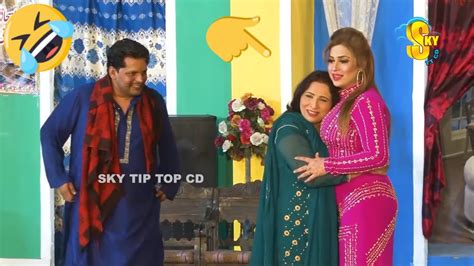 Imran Shoki And Honey Shahzadi With Abida Baig Stage Drama Ghar Ke Na