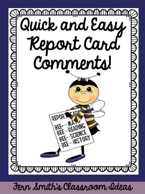 Maybe you would like to learn more about one of these? Free Report Card Comments To Help With Your Report Card ...