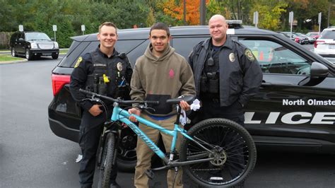 Photos North Olmsted Ohio Police Replace Stolen Bicycle