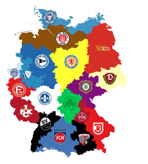 Liga 2021/2022 výsledky môžete na evysledky sledovať cez 1000 futbalových súťaží z viac ako 90 krajín celého. Closest 2. Bundesliga clubs to each district in Germany : Bundesliga