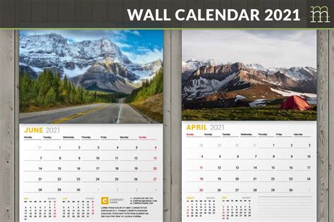 Wall Calendar 2021 Wc027 21 Etsy Wall Calendar Stationery