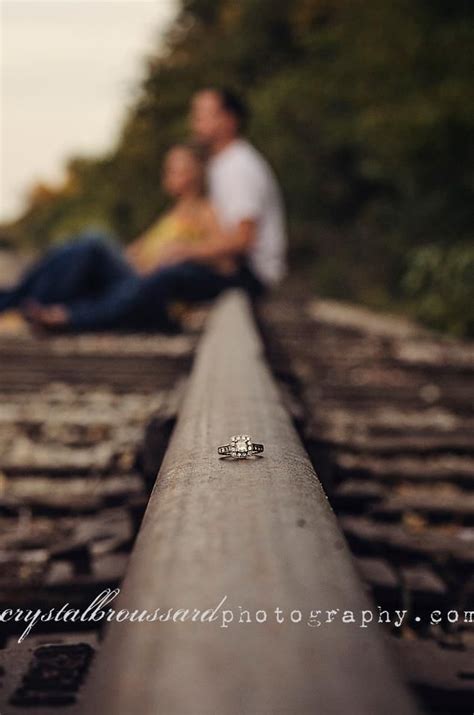 Love This Pictureson Local Railroad Tracks Crystal Broussard Photography Engagement