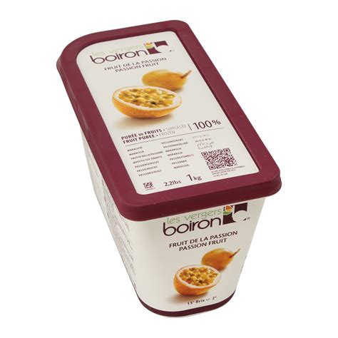 Boiron Passion Fruit Frozen Puree Konrads Specialty Foods And Ingredients