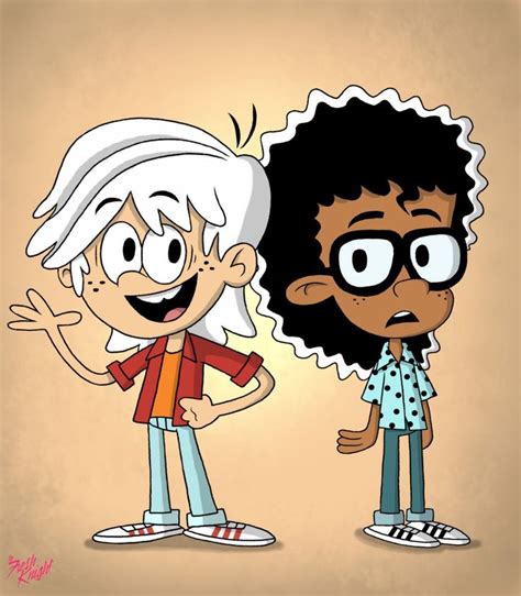 Lincoln And Clyde 80s Loud House Characters Boy Art Cartoon