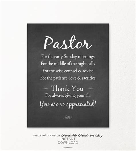 Pastor Appreciation T For Pastor Thank You Quote Etsy Pastor Appreciation Ts Ts