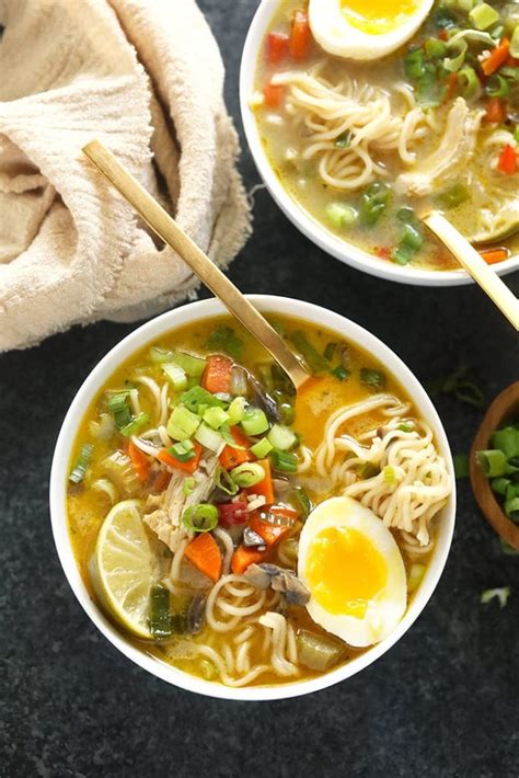 Ramen Chicken Noodle Soup Fit Foodie Finds