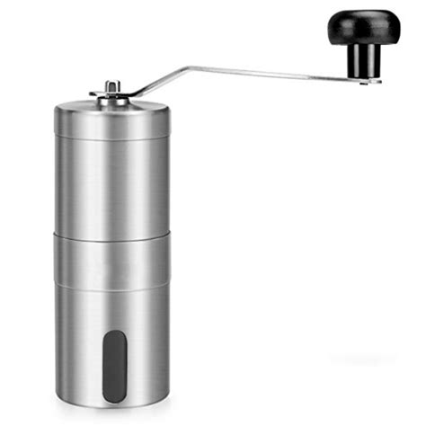 Stainless Steel Manual Coffee Grinder With Ceramic Burr