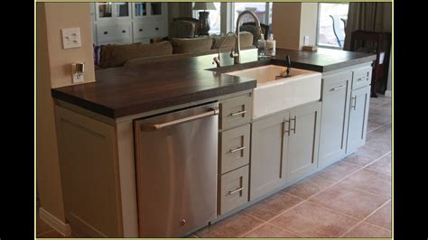 How To Build A Kitchen Island With Sink And Dishwasher Gearinsane