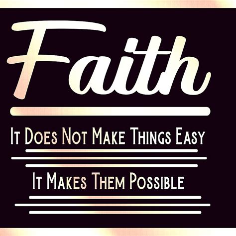 Faith Makes Things Possible By Unwaveringfaith Redbubble