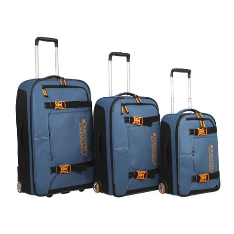 We bring you the best uk luggage deals from the web. Discovery Adventures Casual Sports Three Piece Luggage Set