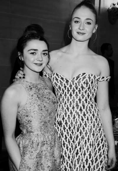 Maisie Williams And Sophie Turner At The Game Of T Tumbex