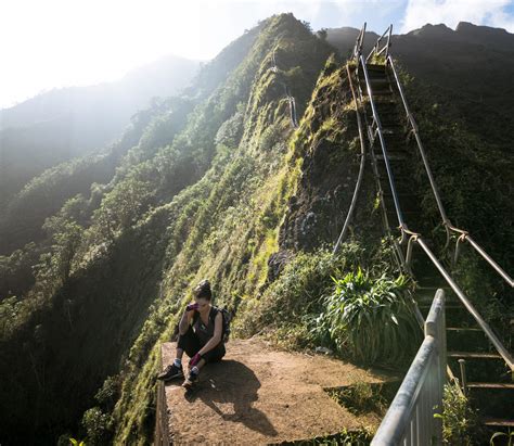 Stairway To Heaven Hawaii Haiku Stairs Hike A Global Stroll