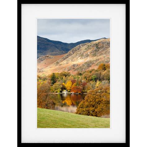 Autumn Prints Of Coniston Water In The Lake District