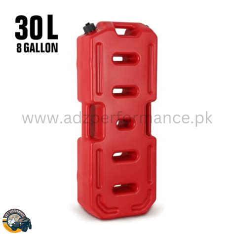 Jerry Can Long Haul Plastic 30l Red With Lock Mount Fuel Container