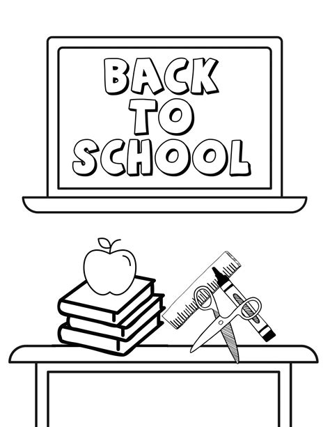 Free Back To School Coloring Pages For Kids Amys Balancing Act
