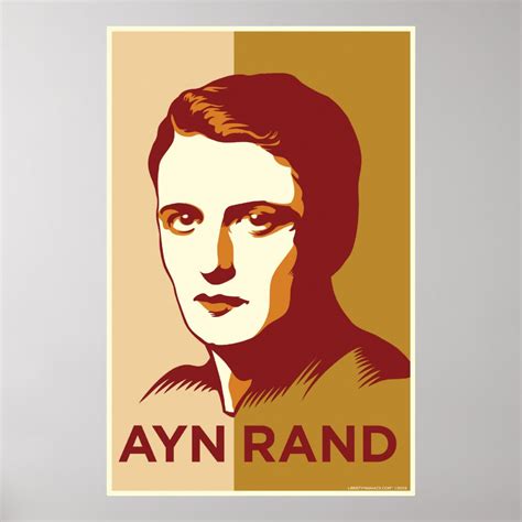 Ayn Rand Poster Zazzle