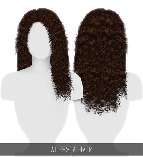 Simpliciaty Alessia Hair Sims 4 Hairs Sims Hair Sims Sims 4 Afro
