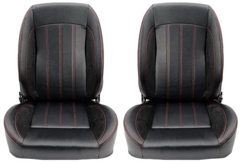 Autotecnica Classic Retro Style Low Back Bucket Seats For Ford Falcon