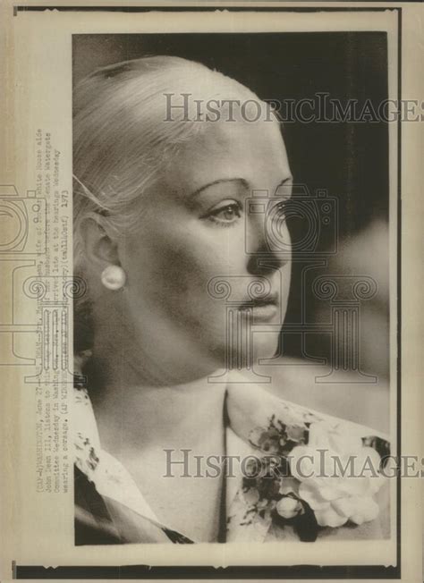 Maureen John Dean Watergate Senate Com 1973 Vintage Press Photo Print