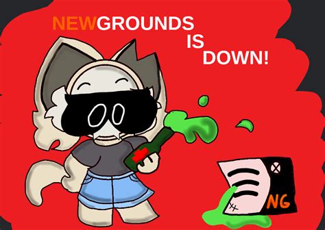 Newgrounds Is Down By Nameneo On Newgrounds